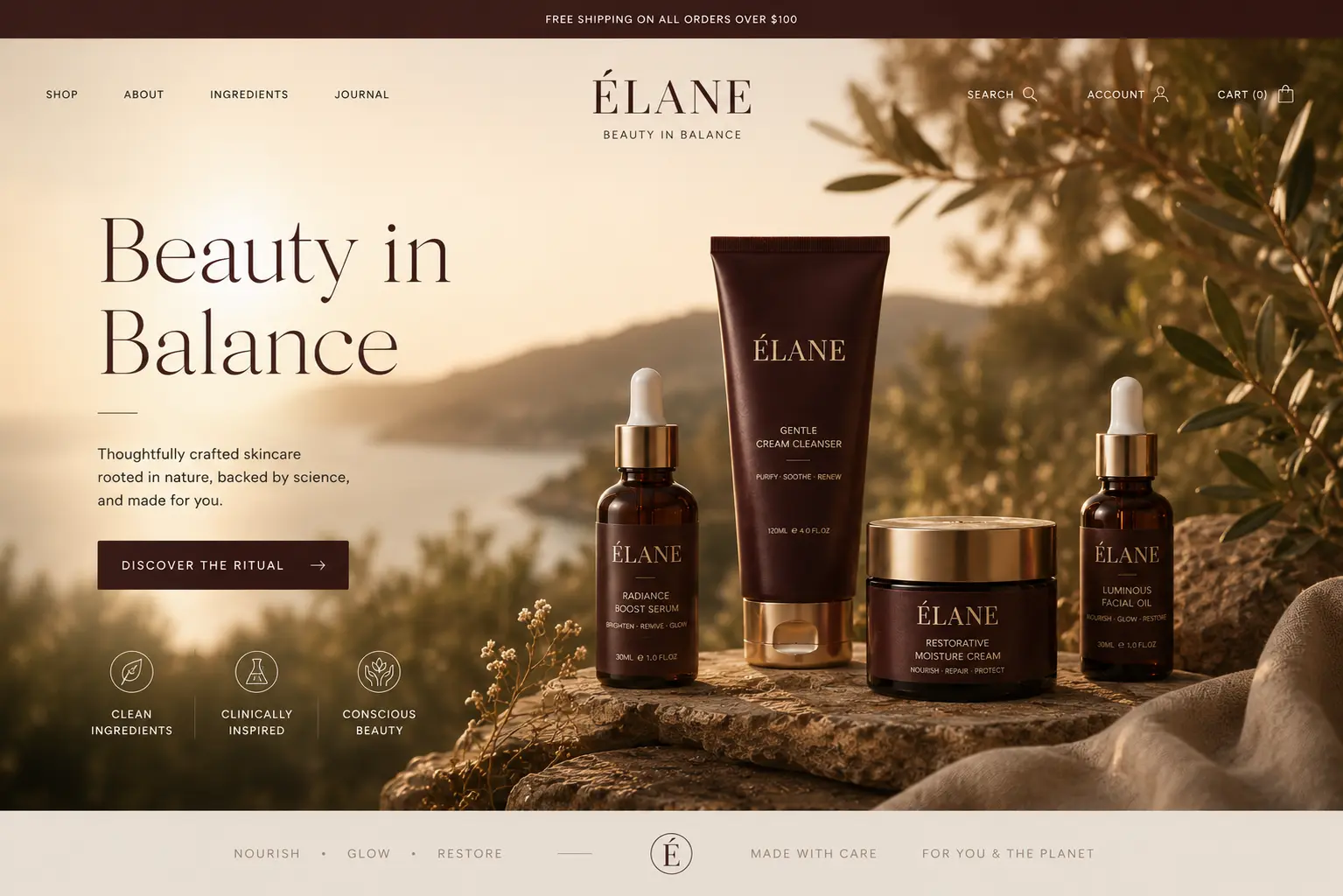 Website hero banner