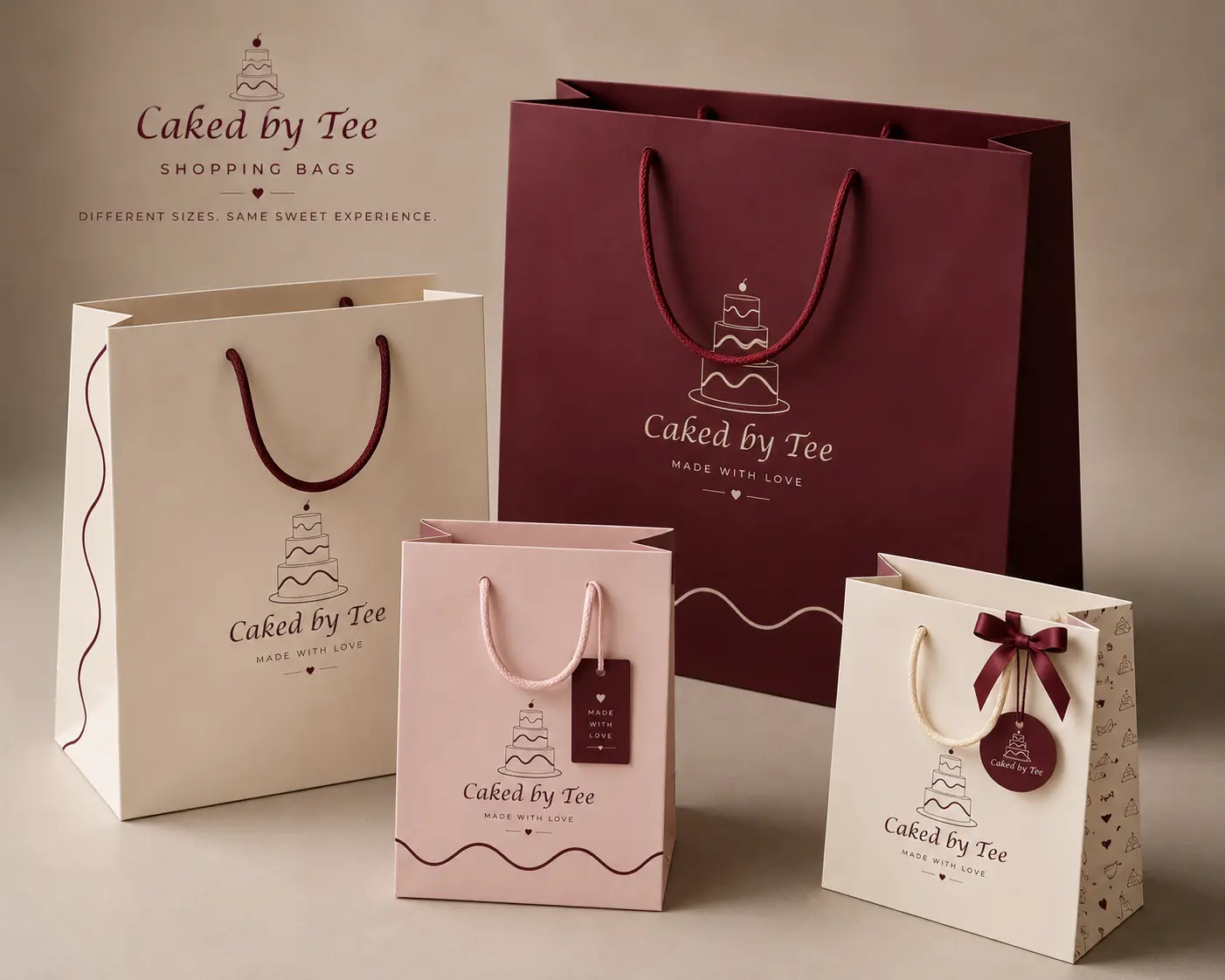 Caked by Tee — Shopping Bags