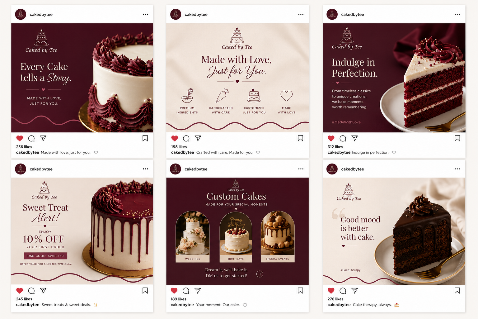 Caked by Tee — Instagram Posts