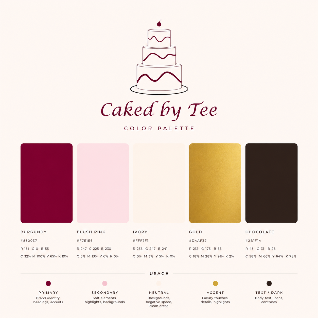 Caked by Tee — Colour