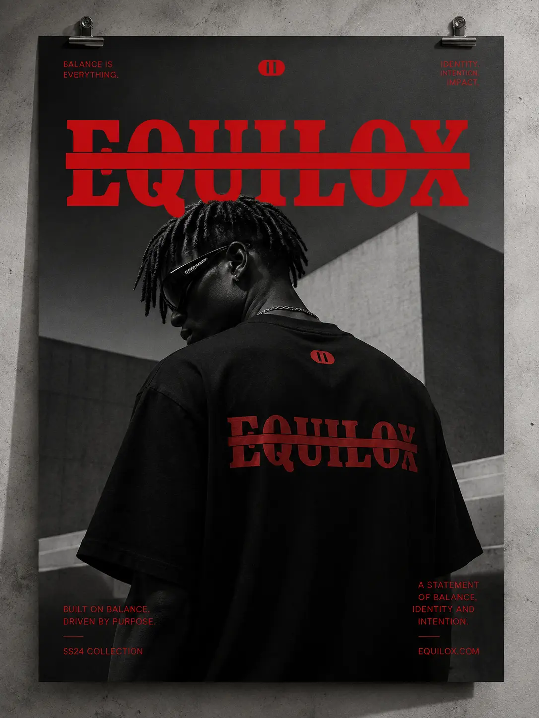 Equilox — Fashion campaign poster — SS24