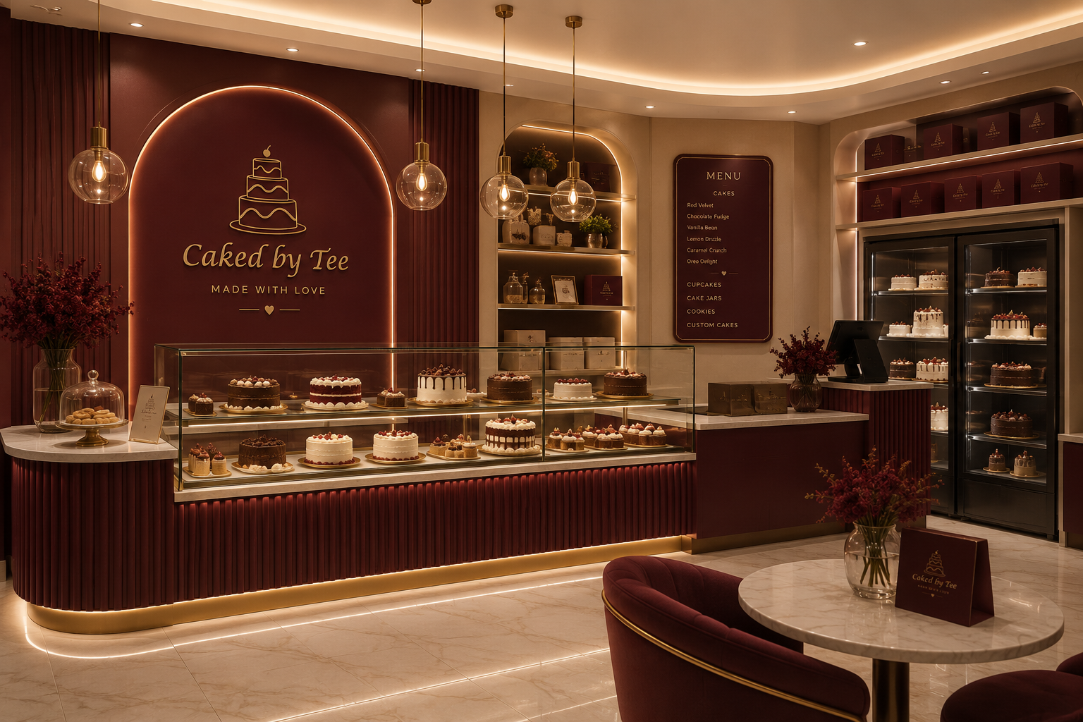 Caked by Tee — Bakery Interior
