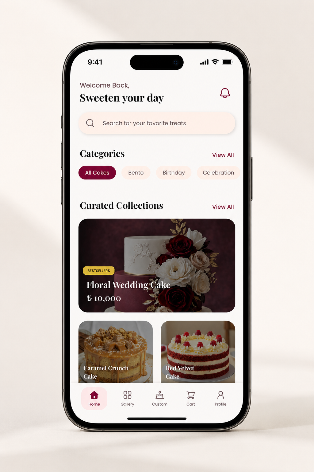 Caked by Tee — Phone Mockup